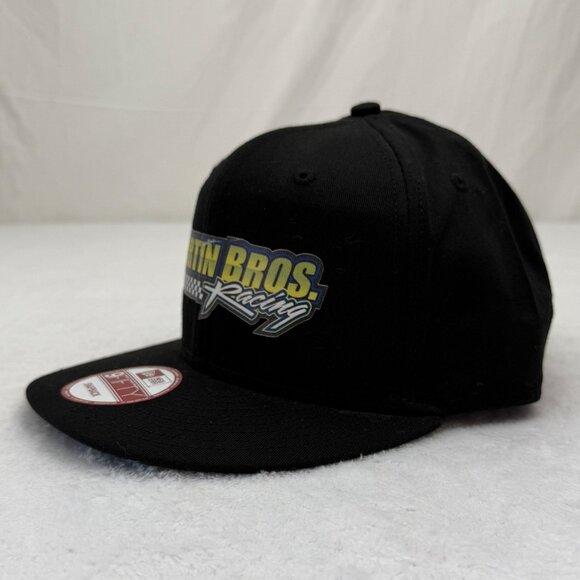 Martin Bros Racing Snapback Adjustable Cap Hat Black New Era 9Fifty - Picture 6 of 9